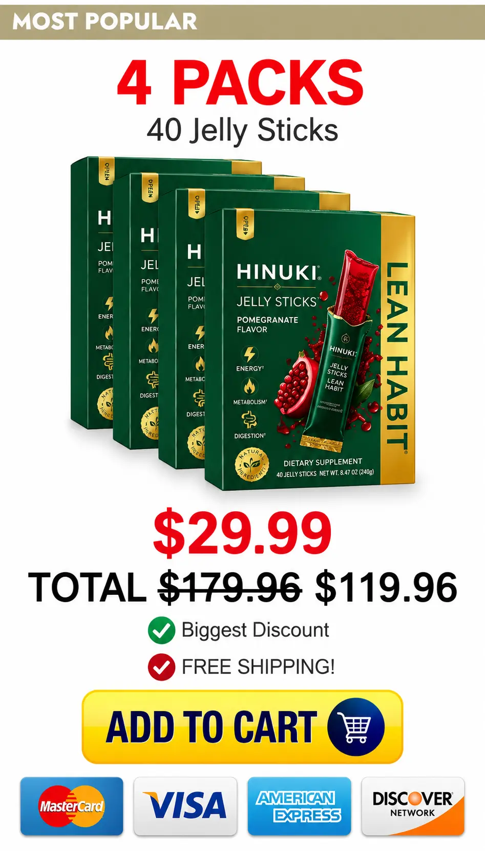 Hinuki Korean Jelly 40 Sticks Price